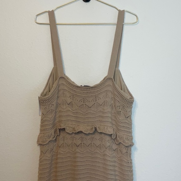 Eloquii Crochet Maxi Dress Birch Size 14/16 - Picture 4 of 10